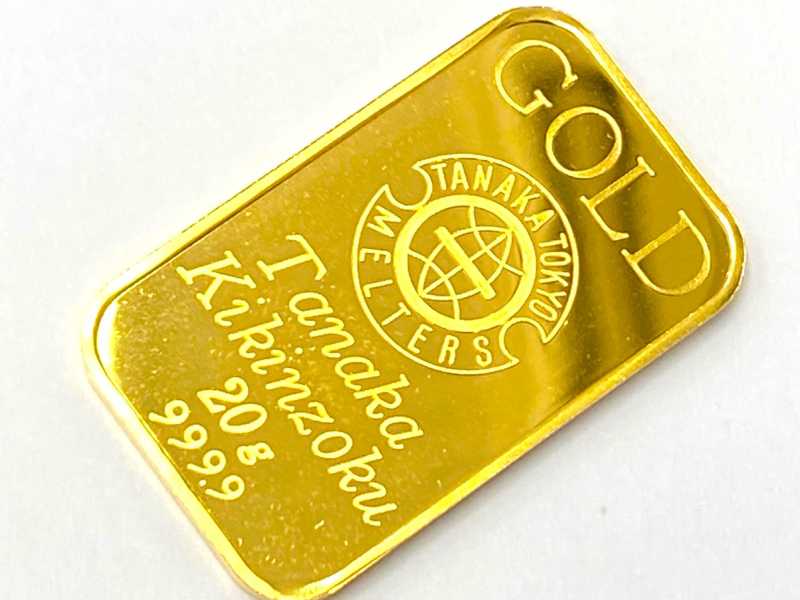 金買取 金 インゴット 20g 田中貴金属工業