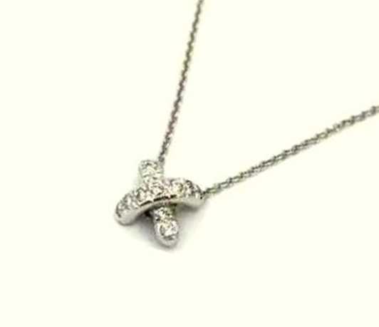 ティファニー買取　クロスステッチネックレス