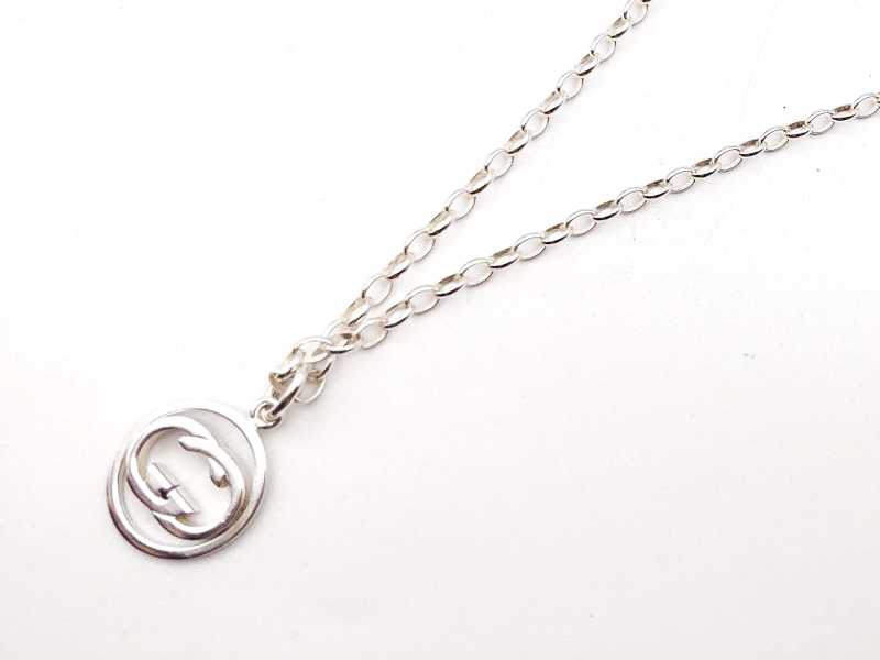 グッチ買取 インターロッキングGネックレス シルバー