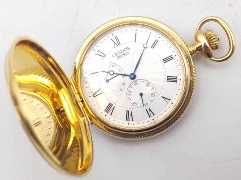 クレドール　買取　懐中時計　4S79-0A40　750YG