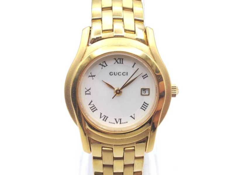 グッチ　買取　クォーツ時計　5400L