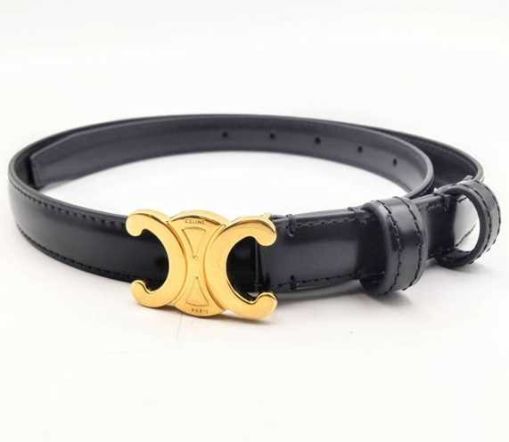 セリーヌ買取　レザーベルト　トリオンフ