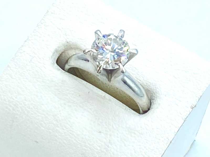 ミキモト買取 プラチナ台 ラウンドブリリアントカット ダイヤモンド 1.13ct リング