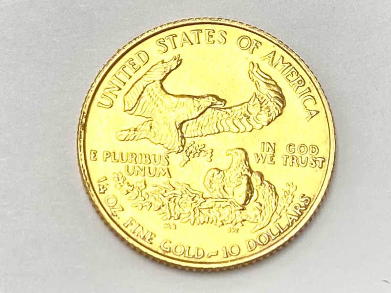 金買取 K22 アメリカ 1/4oz イーグル金貨 10ドル 8.4g