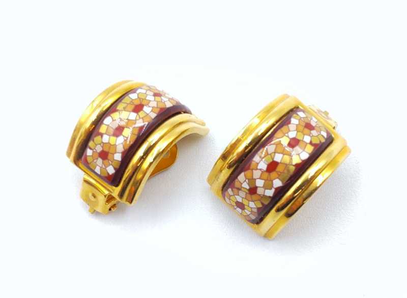 エルメス買取 エマイユ イヤリング