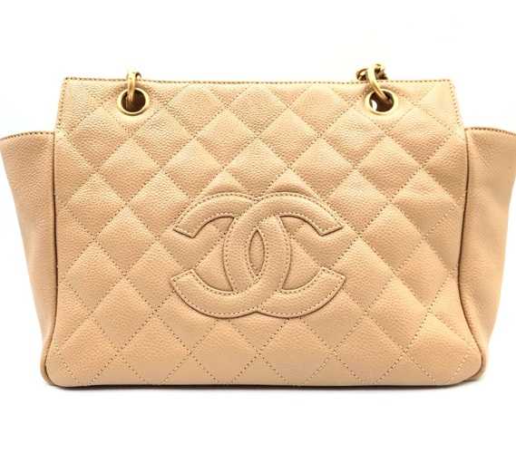 シャネル買取　チェーントートバッグ　キャビアスキン