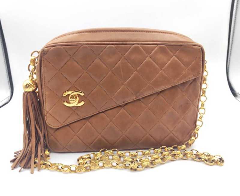 シャネル　買取　フリンジ チェーンショルダー	