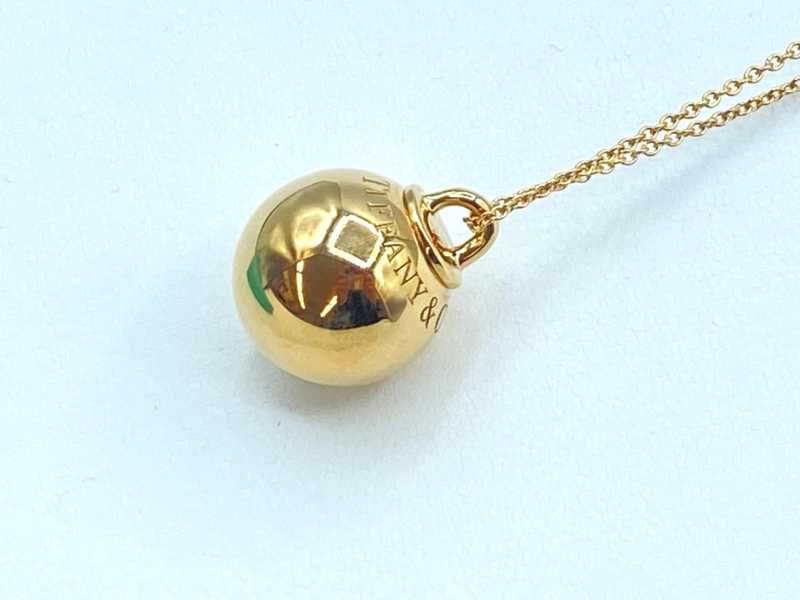 ティファニー買取 ハードウェア ボール ペンダント XL  K18イエローゴールド