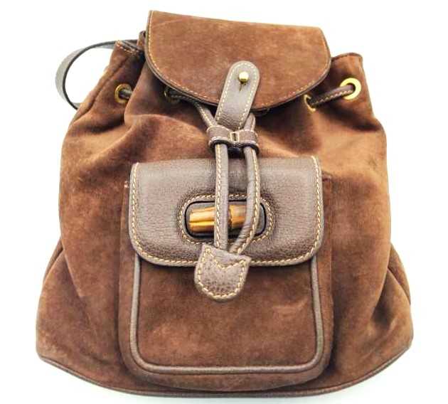 グッチ買取　リュックサック　バンブー