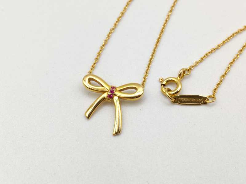 ティファニー買取 ボウネックレス