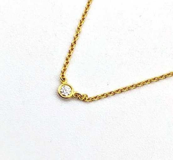 ティファニー買取　バイザヤードネックレス　750