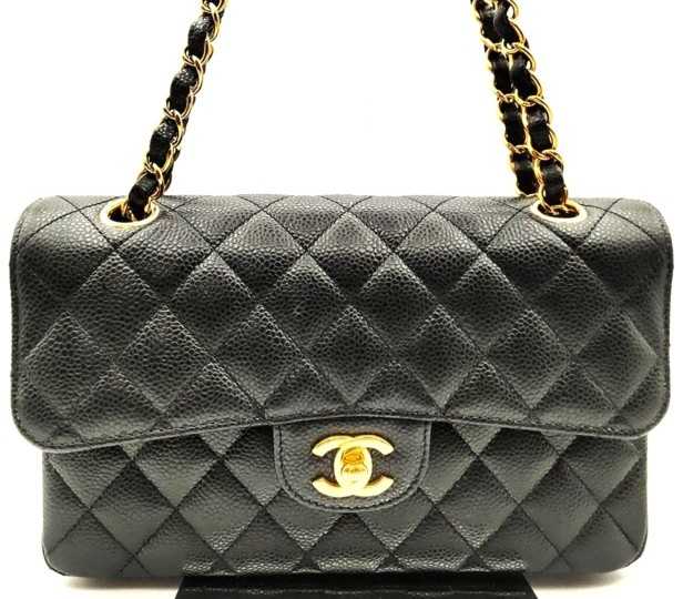 シャネル買取　マトラッセ23　キャビアスキン　ダブルフラップ