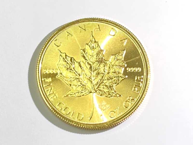 金買取 K24 メイプルリーフ 金貨 1oz 31.1g