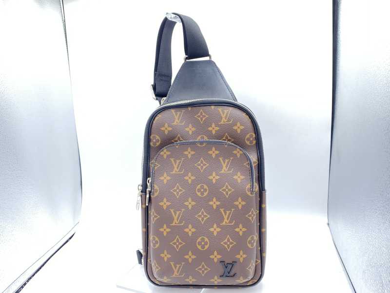 ルイヴィトン買取 アヴェニュースリングバッグ モノグラムマカサー M46327