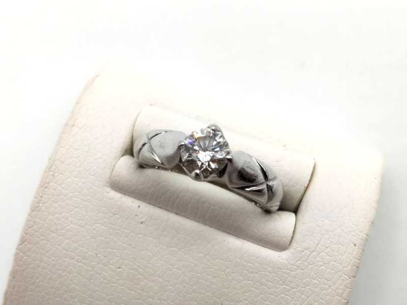 シャネル買取 Pt950 マトラッセ ダイヤモンド リング