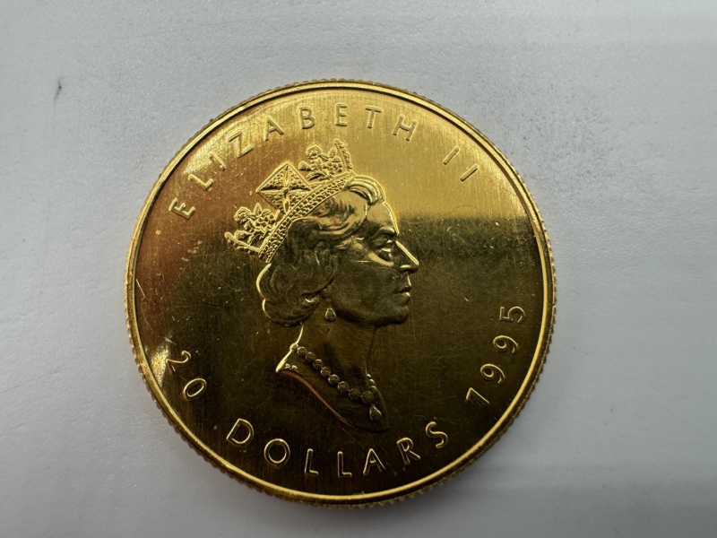 金買取　メイプルリーフ20ドル金貨