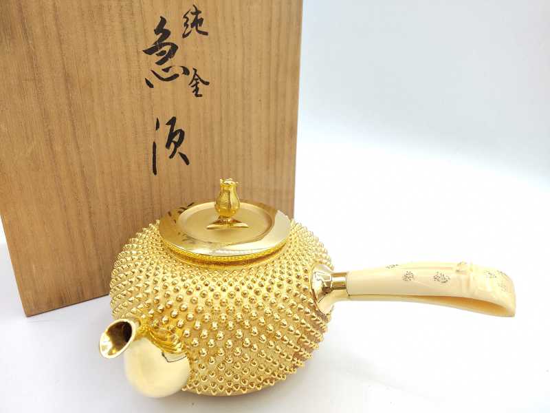 金買取 純金急須 K24