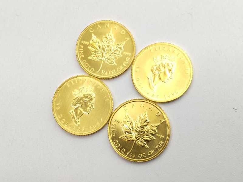 金買取 メイプルリーフ金貨 K24