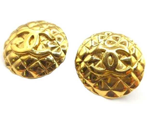 シャネル買取　ラウンドイヤリング　ココマーク