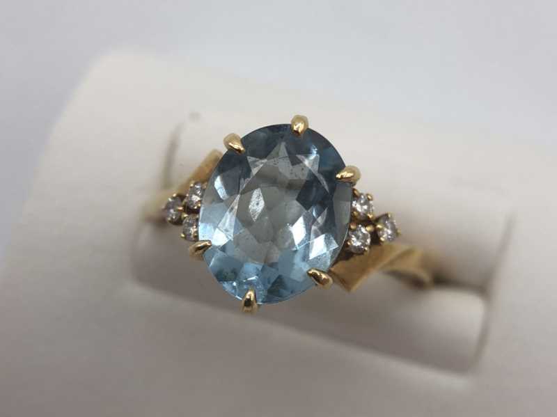 ミキモト買取 アクアマリンリング