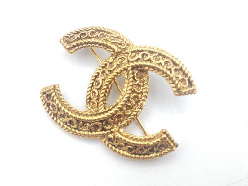 シャネル　買取　ココマーク ブローチ