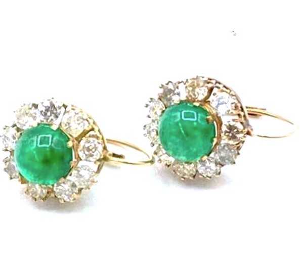 宝石買取　エメラルドダイヤモンドピアス