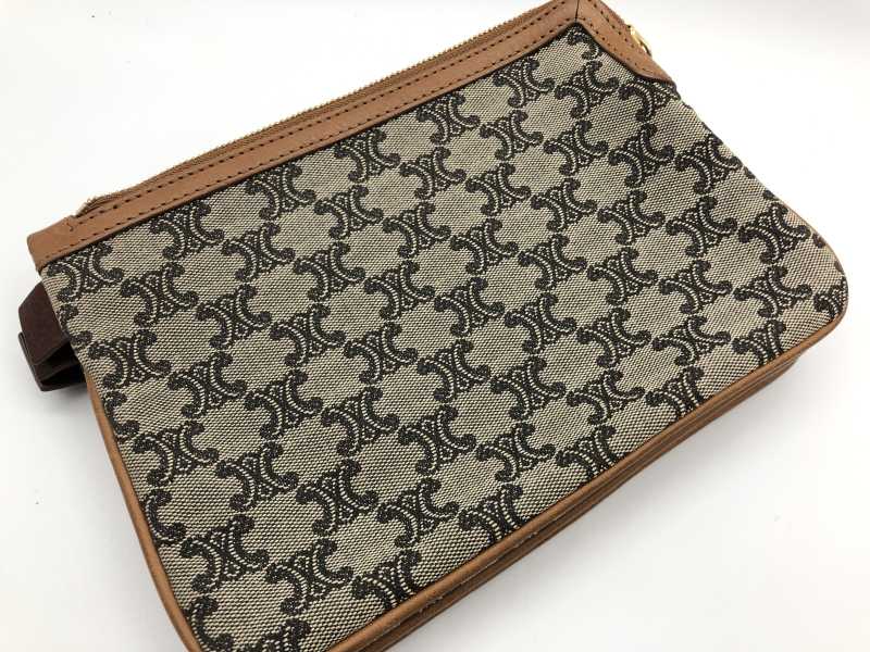 セリーヌ買取 トリオンフ フラットポーチ