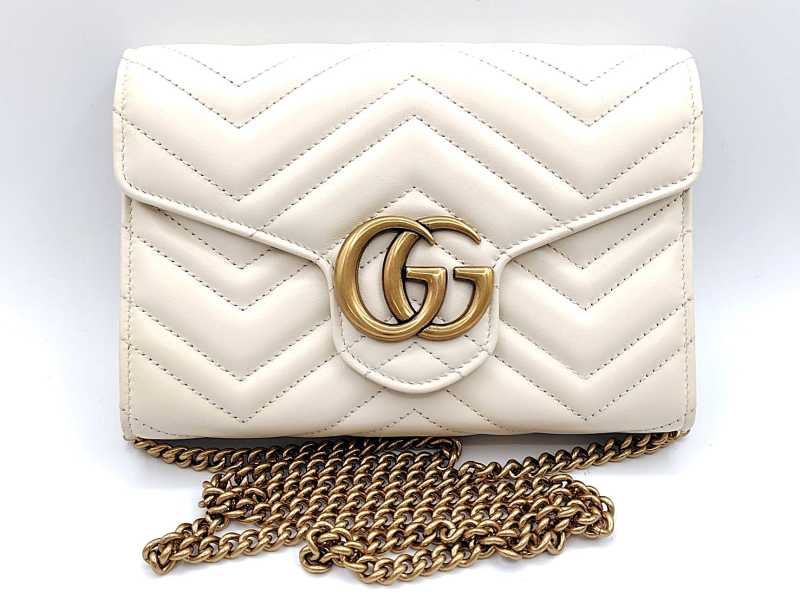 グッチ買取 GGマーモント チェーンウォレット