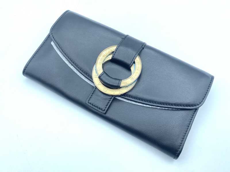 ブルガリ買取 ダブルリング フラップ長財布