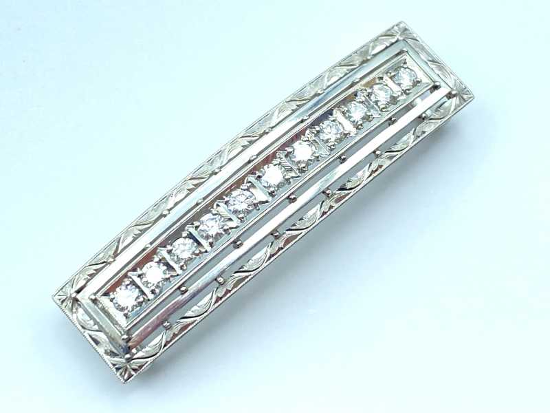 ダイヤモンド買取 プラチナ台 ダイヤモンド 1.00ct 帯留め