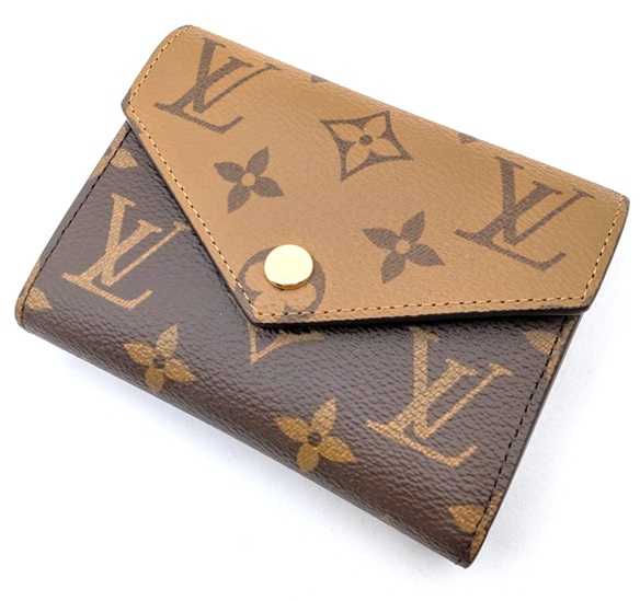 ルイヴィトン新品買取　ポルトフォイユヴィクトリーヌ　モノグラムリバース　M81557