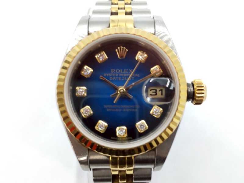 ロレックス買取 デイトジャスト Ref.79173G ブルーグラデーション文字盤