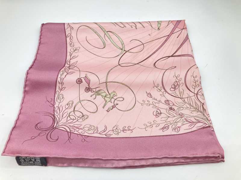 エルメス買取 カレ45 草花柄 スカーフ