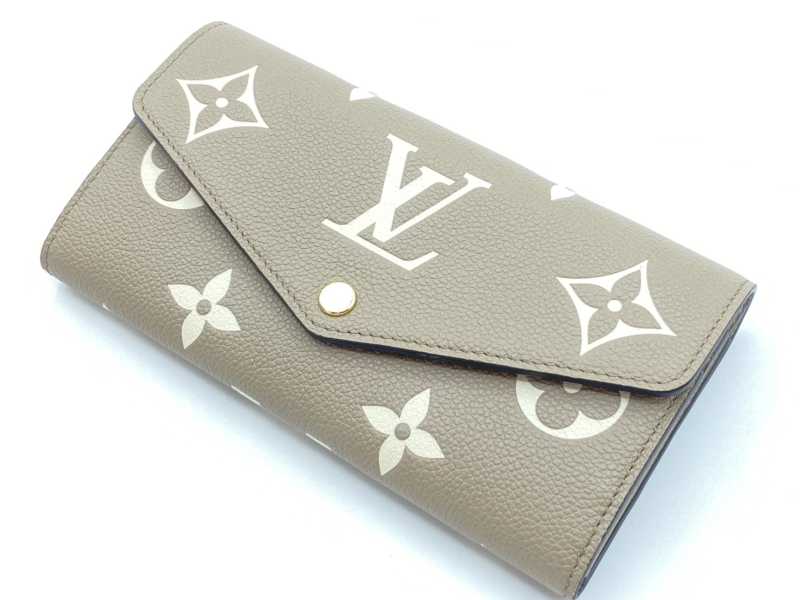 ルイヴィトン新品買取 ポルトフォイユ サラ バイカラー モノグラム アンプラント M81049