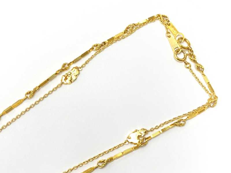 金買取 K18 ネックレス 2点11.3g