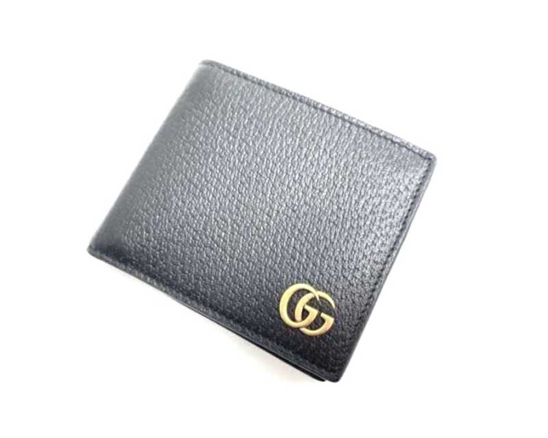 グッチ買取 GGマーモント 2つ折り財布 