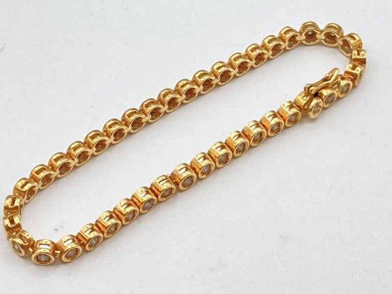 金買取 テニスブレスレット ダイヤ K18