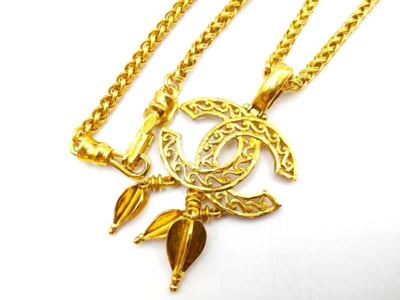 シャネル買取 ヴィンテージ ココマーク ネックレス 95A