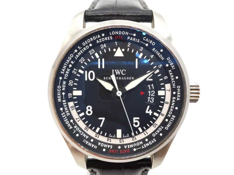 IWC買取 パイロットウォッチ ワールドタイマー IW326201