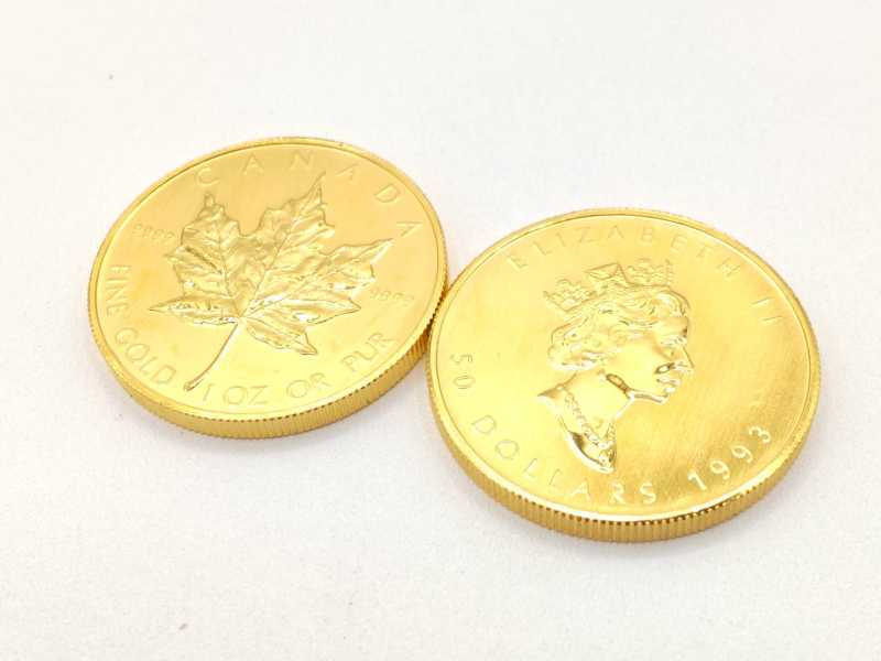 金買取 メイプルリーフ金貨 K24