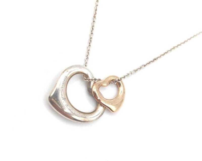 ティファニー買取 オープンハート ダブル ネックレス