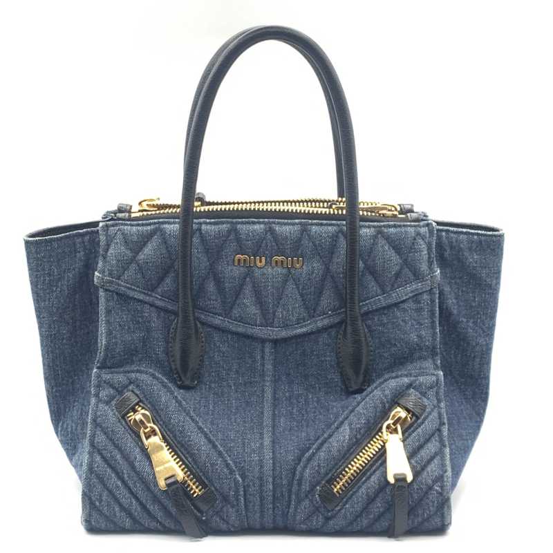 ミュウミュウ買取 バッグ デニム