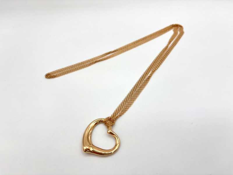 ティファニー買取 オープンハートメッシュペンダント