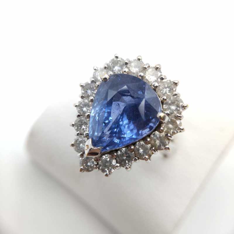 宝石買取 リング プラチナ サファイア ダイヤモンド