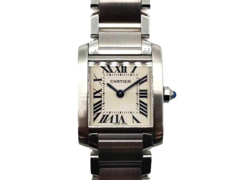 カルティエ買取 タンクフランセーズSM W51008Q3