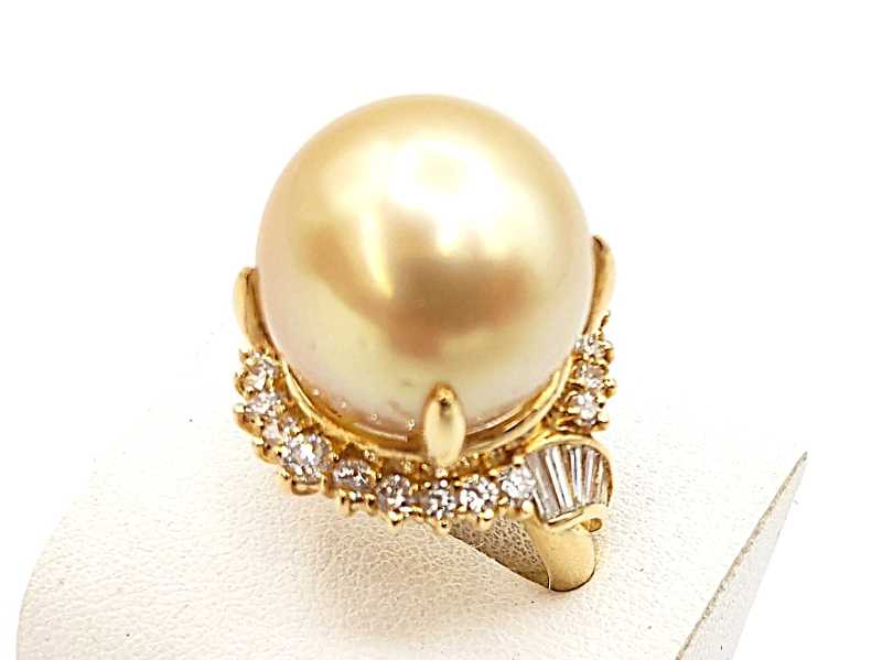 宝石買取 南洋ゴールデンパールリング