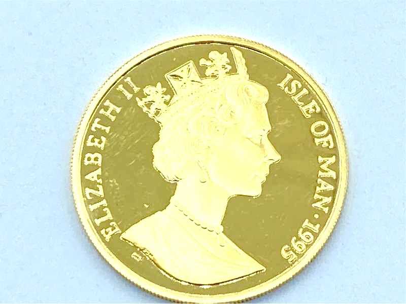 金買取 K24 マン島 キャットコイン 1995 ターキッシュキャット 1/2oz