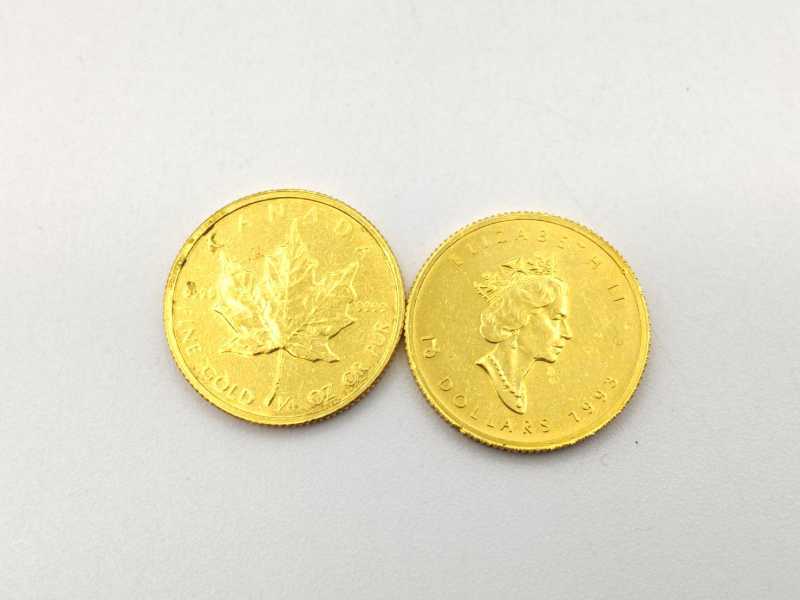 金買取 メイプルリーフ金貨 K24