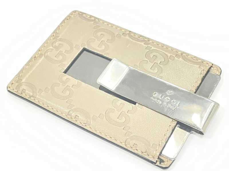 グッチ買取 シマ マネークリップ カードケースタイプ 115268 