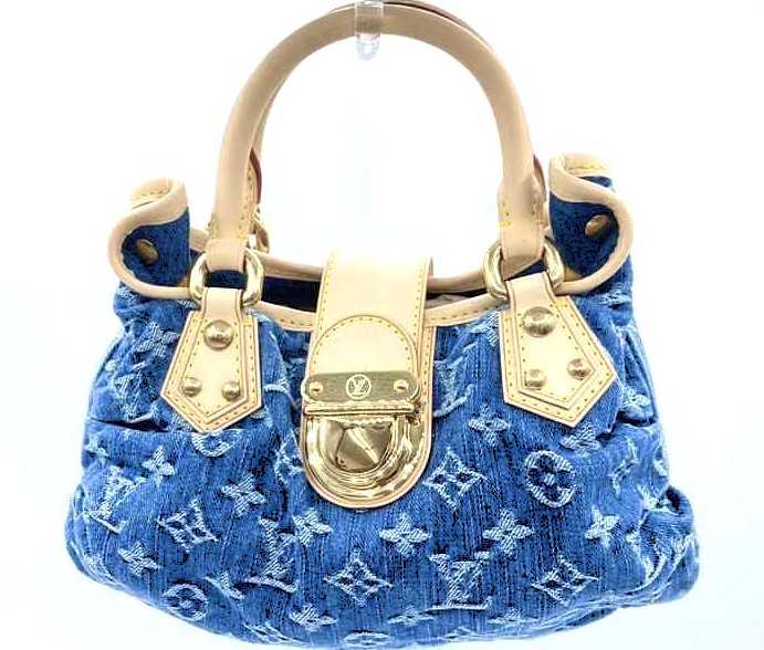 ルイヴィトン買取 プリーティ モノグラムデニム M95020